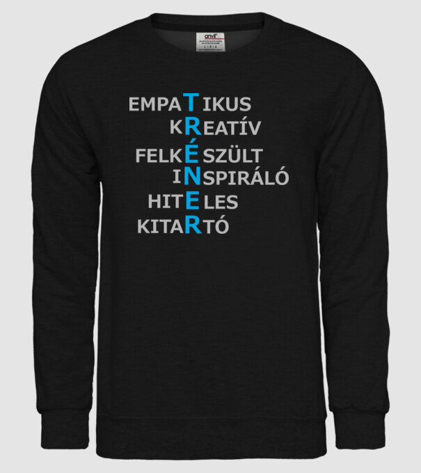  minta fekete pólón