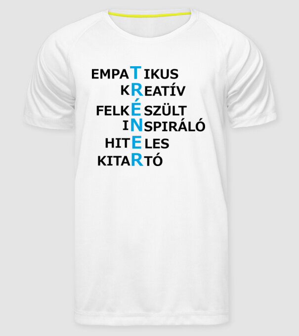  minta fehér pólón
