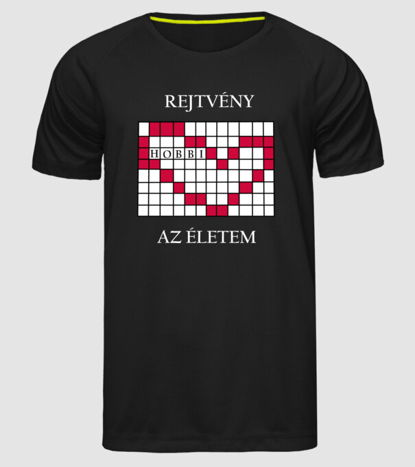  minta fekete pólón