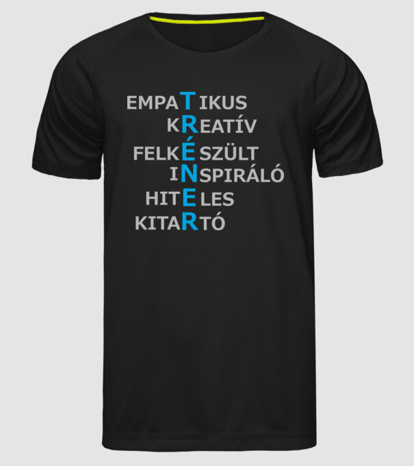  minta fekete pólón