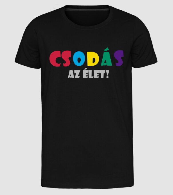  minta fekete pólón