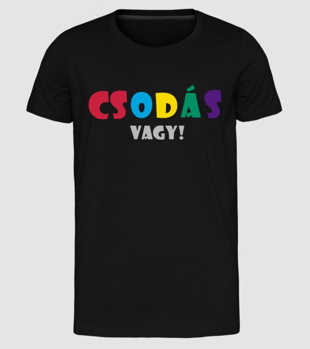  minta fekete pólón