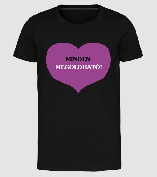  minta fekete pólón