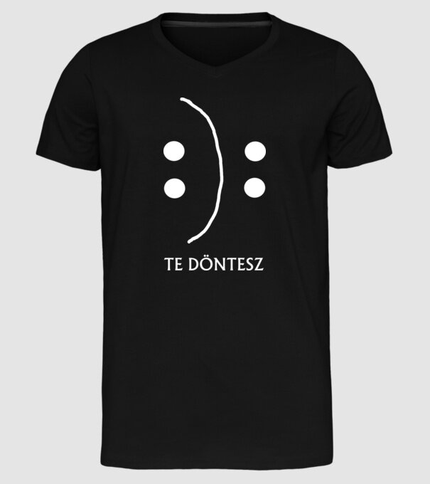  minta fekete pólón