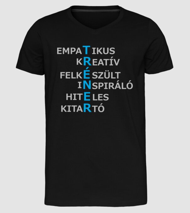 minta fekete pólón