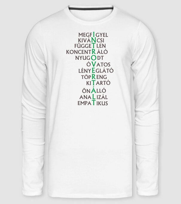  minta fehér pólón