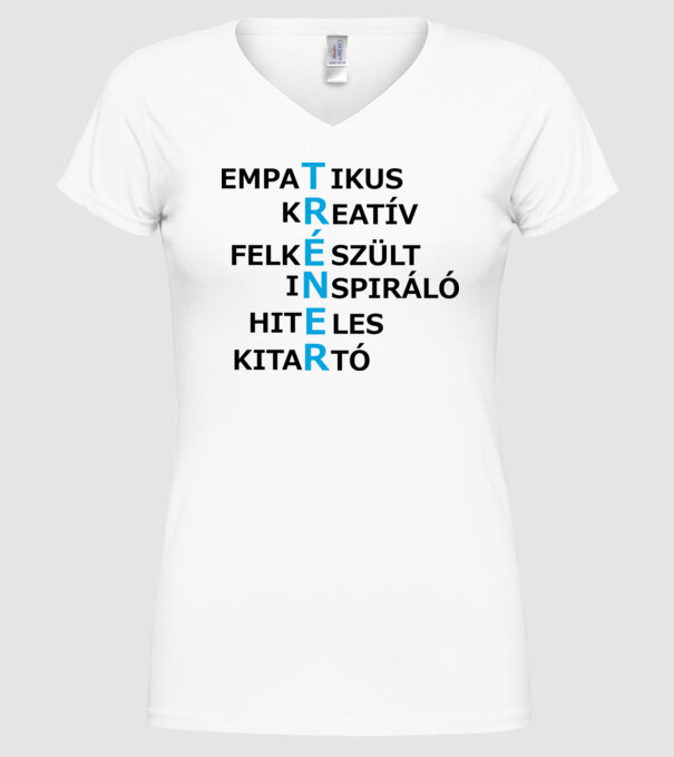  minta fehér pólón