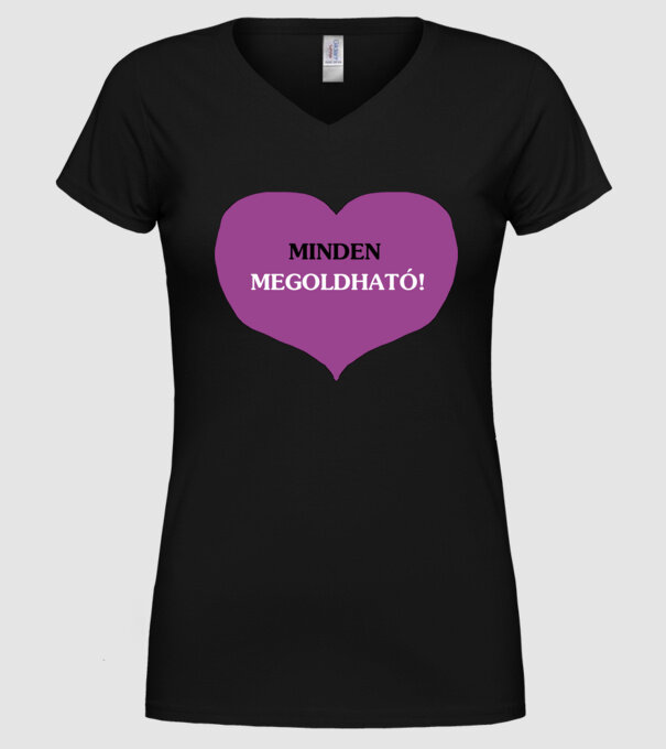  minta fekete pólón
