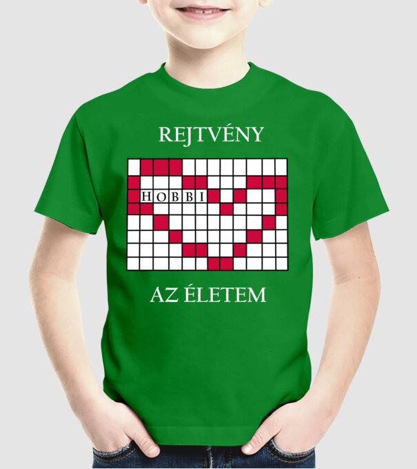  minta zöld pólón