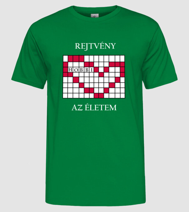  minta zöld pólón