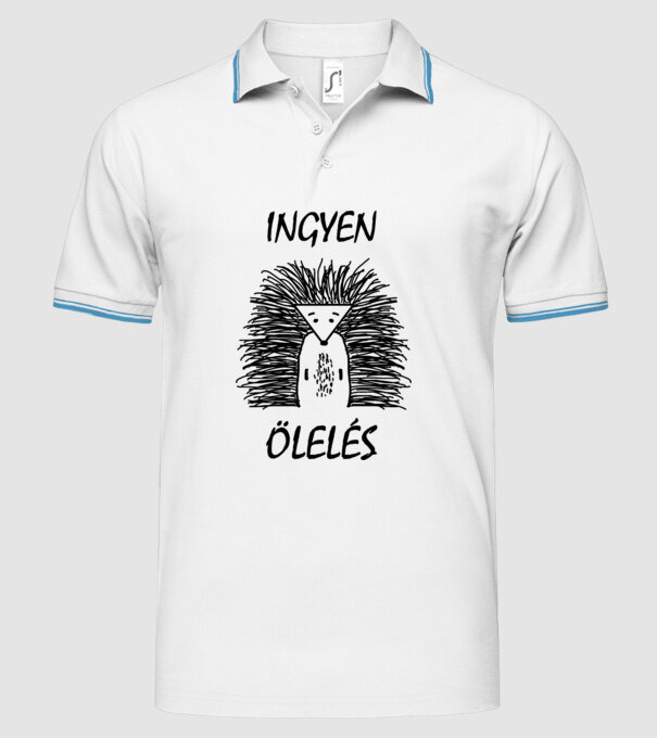  minta fehér pólón