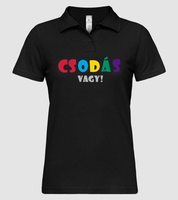  minta fekete pólón