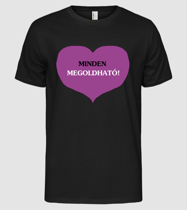  minta fekete pólón