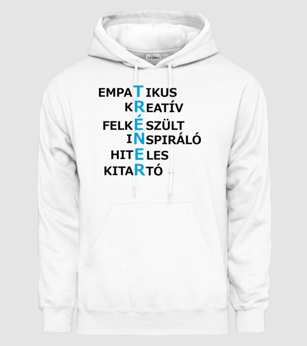  minta fehér pólón