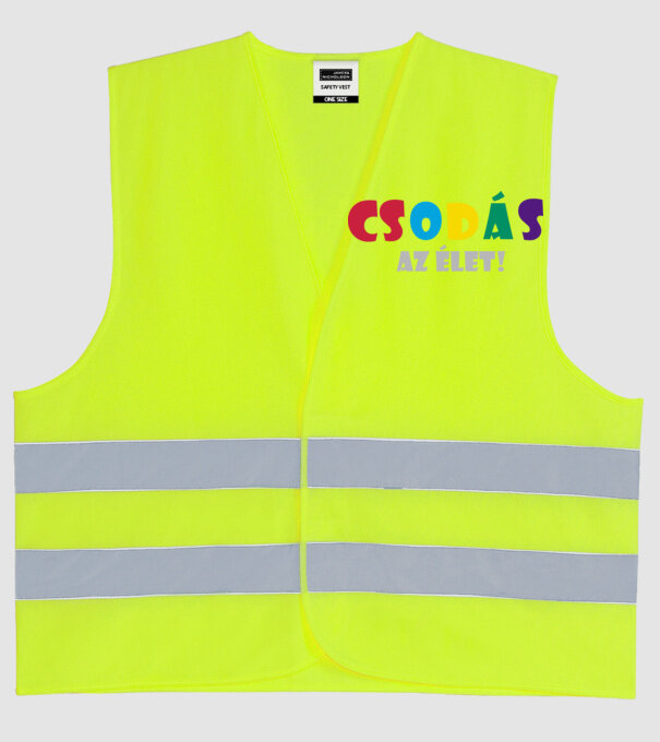  minta neonsárga pólón
