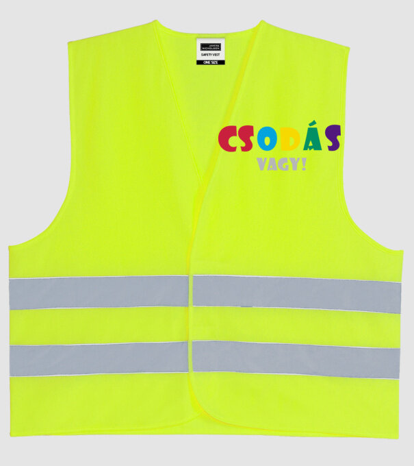  minta neonsárga pólón