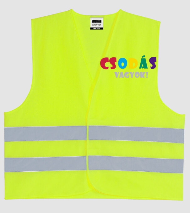  minta neonsárga pólón