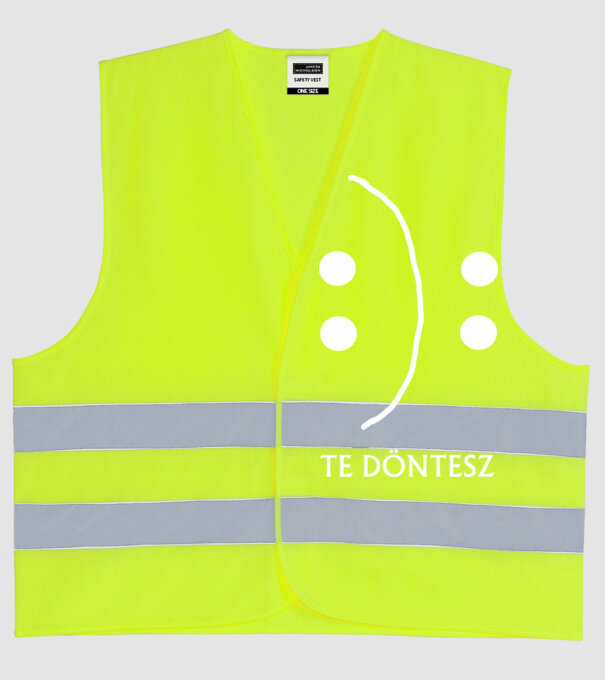  minta neonsárga pólón