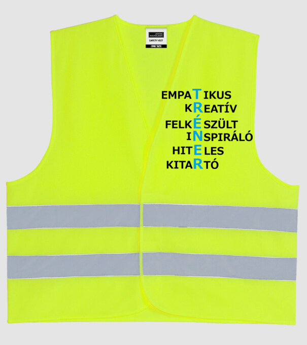  minta neonsárga pólón