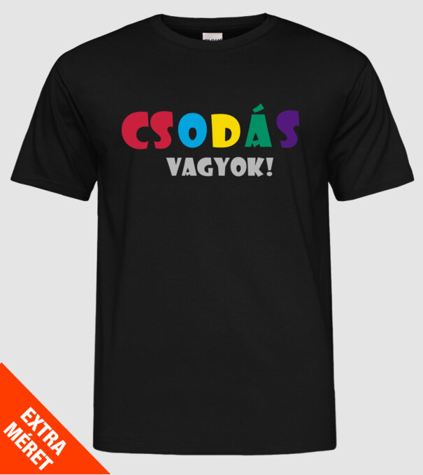  minta fekete pólón