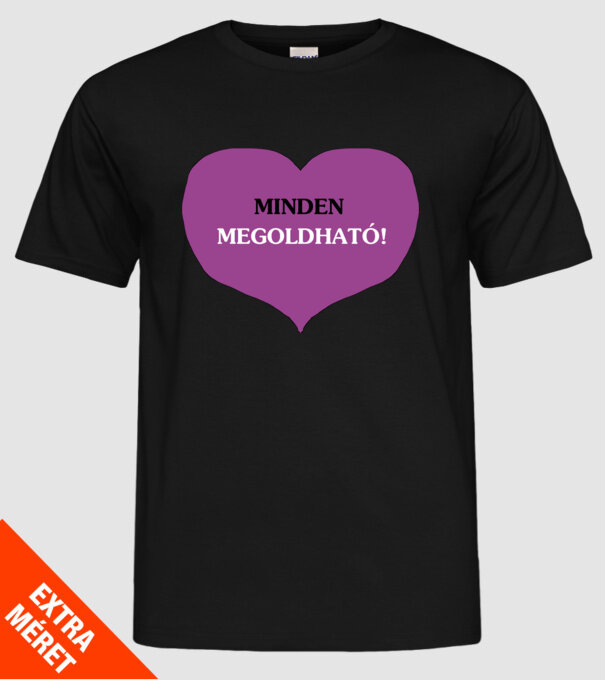  minta fekete pólón