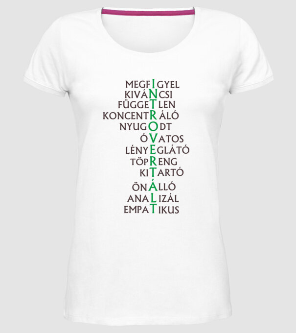  minta fehér pólón