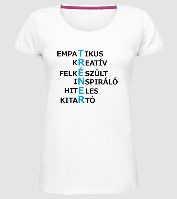  minta fehér pólón