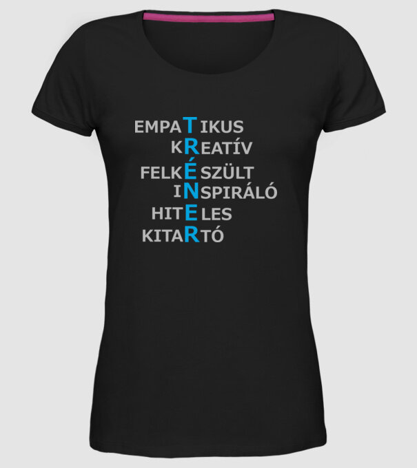  minta fekete pólón