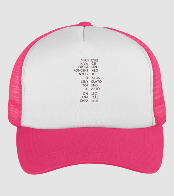  minta neonpink pólón