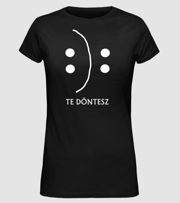  minta fekete pólón