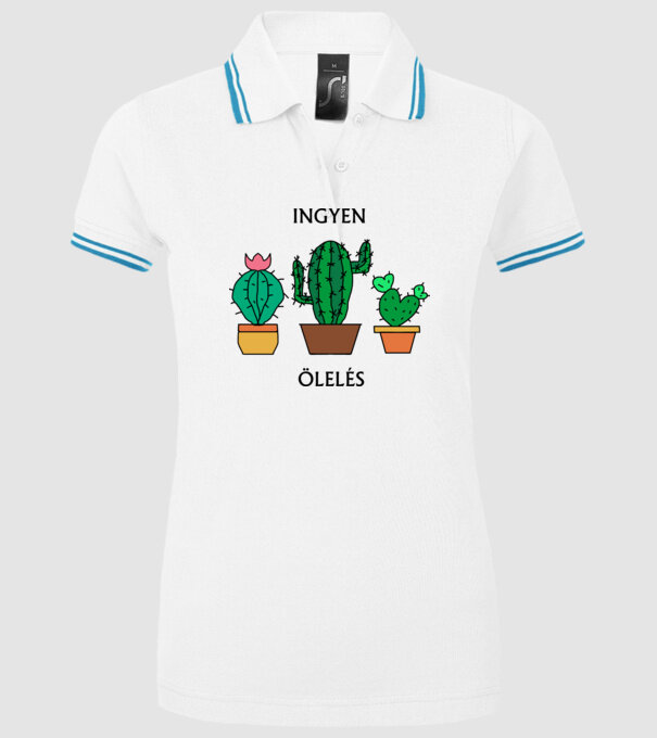  minta fehér pólón