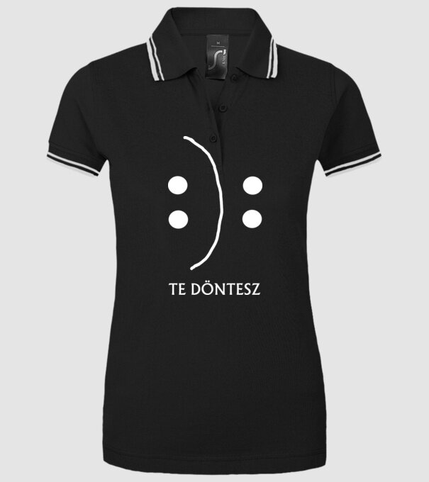  minta fekete pólón