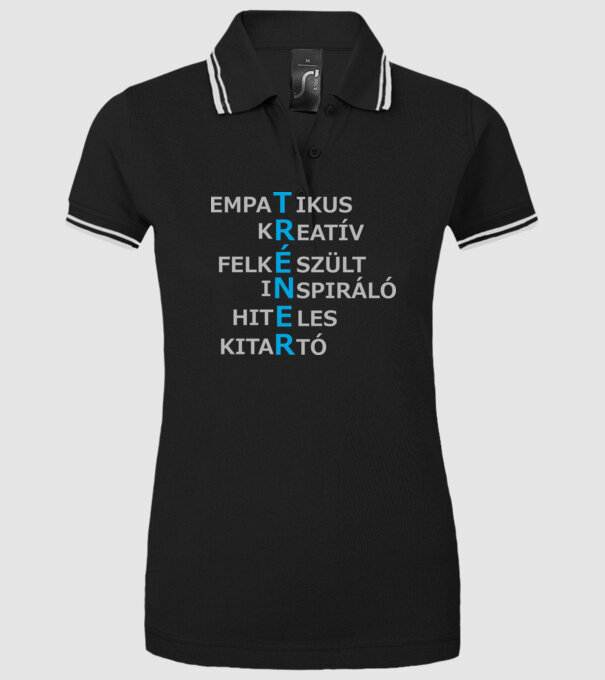  minta fekete pólón
