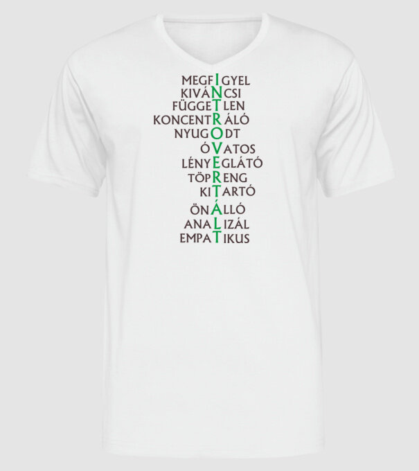  minta fehér pólón
