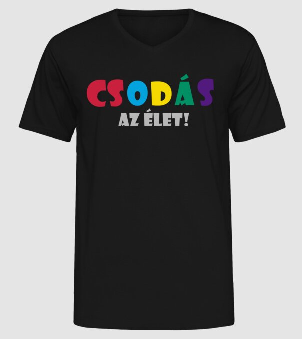  minta fekete pólón