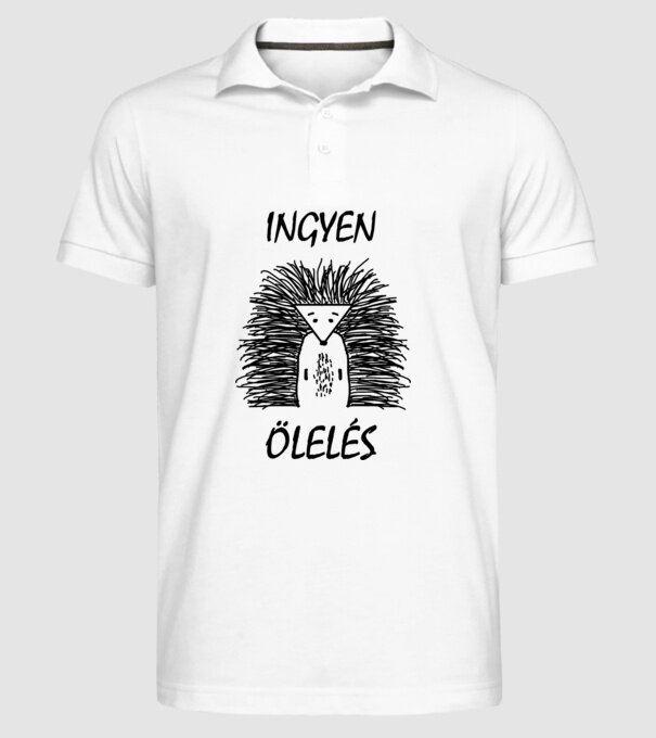  minta fehér pólón