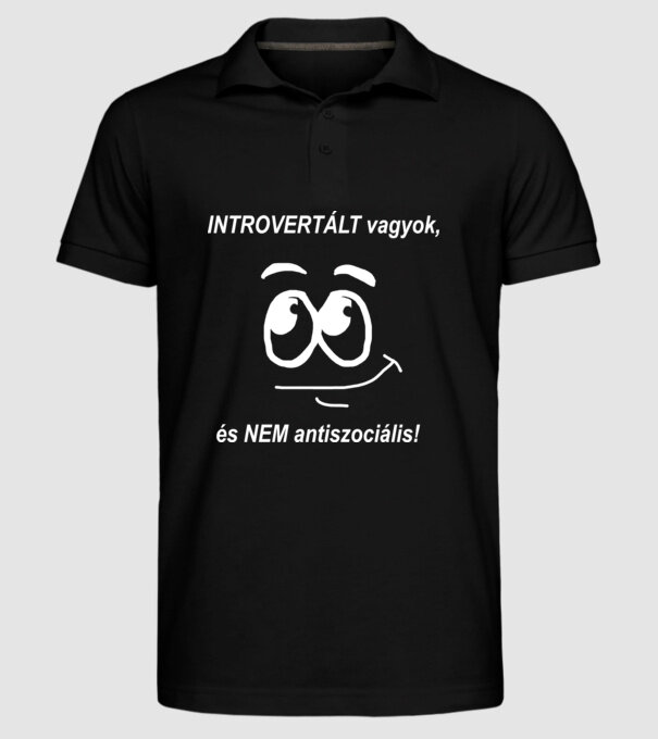  minta fekete pólón